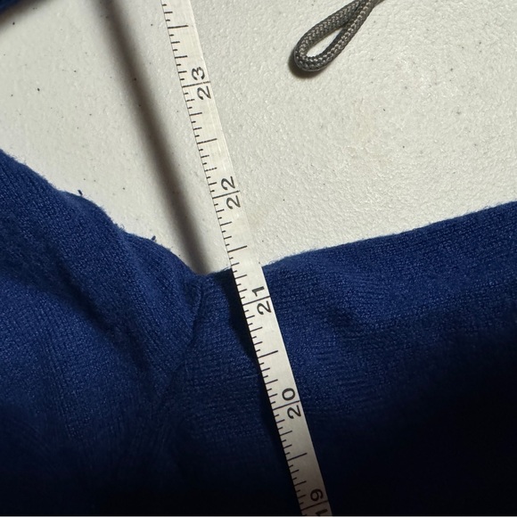 Ava & Viv - V Neck Long Sleeve Knit Sweater - Royal Blue - 2x - Picture 13 of 15